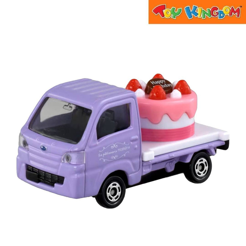 Tomica Subaru Sambar Cake Truck Violet Die-cast
