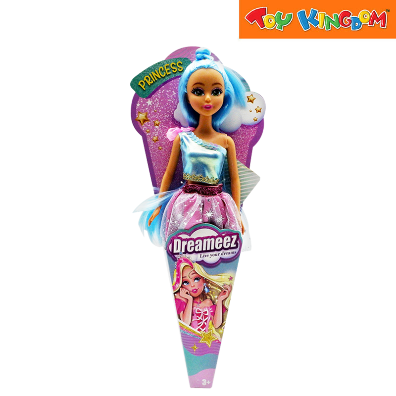 Dreameez Live your dreams Princess Doll With Blue Hair