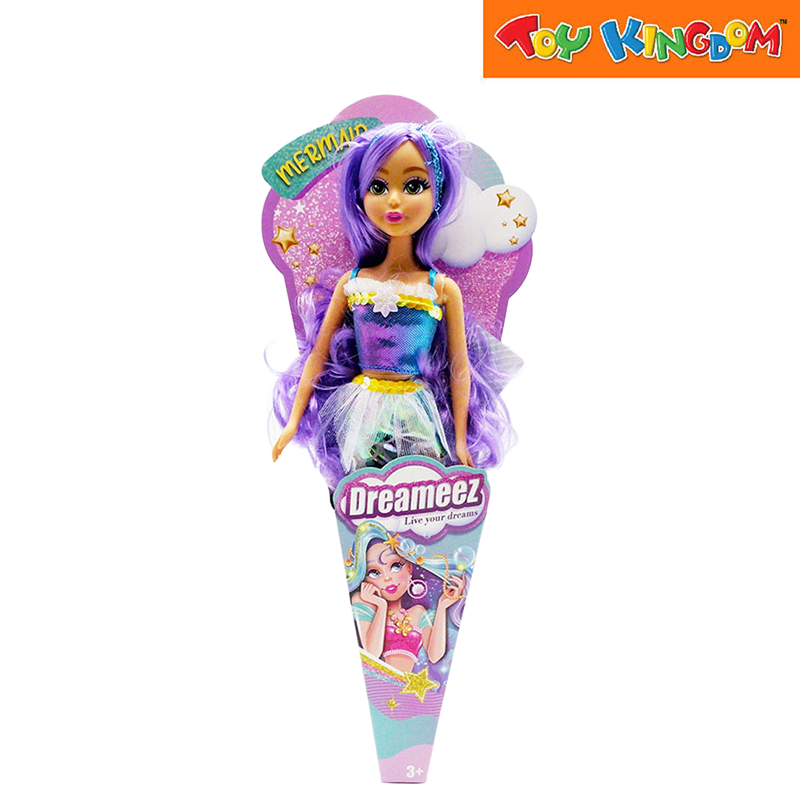 Dreameez Live your dreams Mermaid Doll With Purple Hair