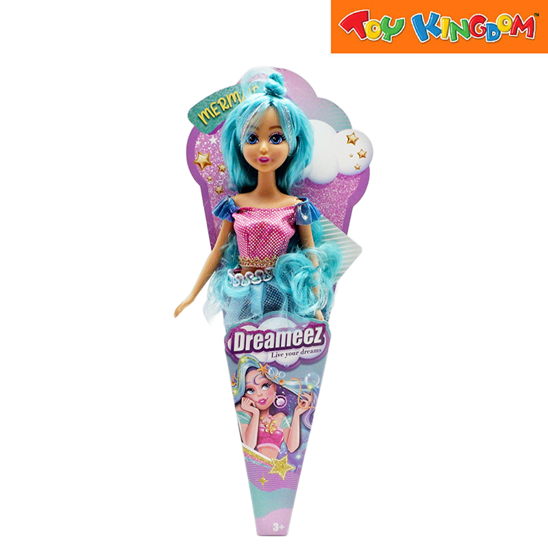 Dreameez Live your dreams Mermaid Doll With Blue Green Hair