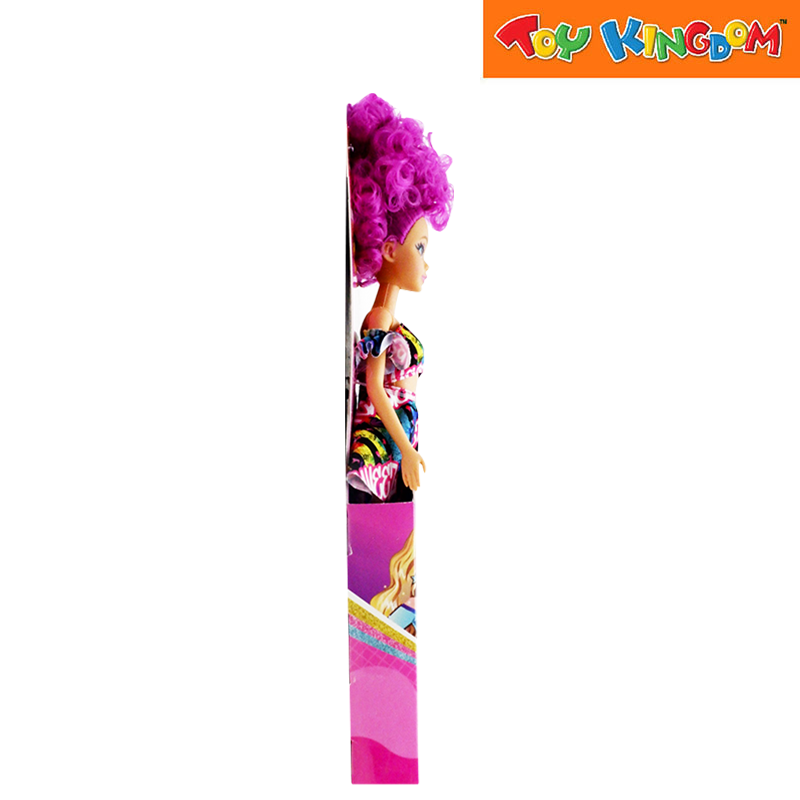 Dreameez Live your dreams Fashion Doll With Fuchsia Curly Hair