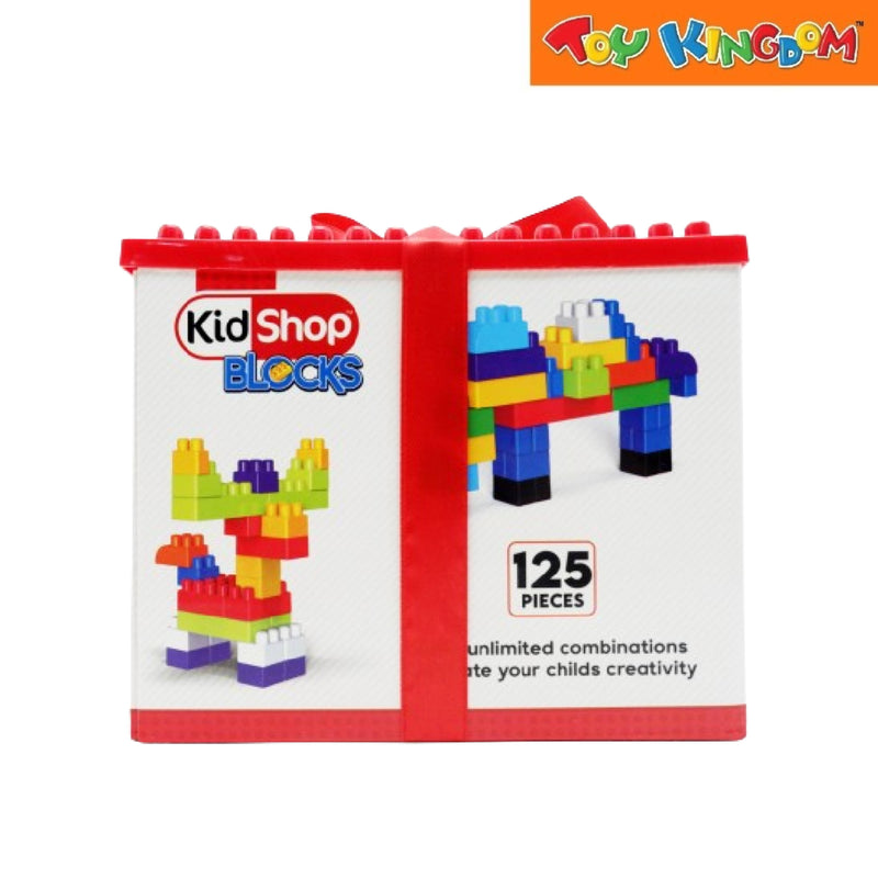 KidShop Red 125pcs Blocks