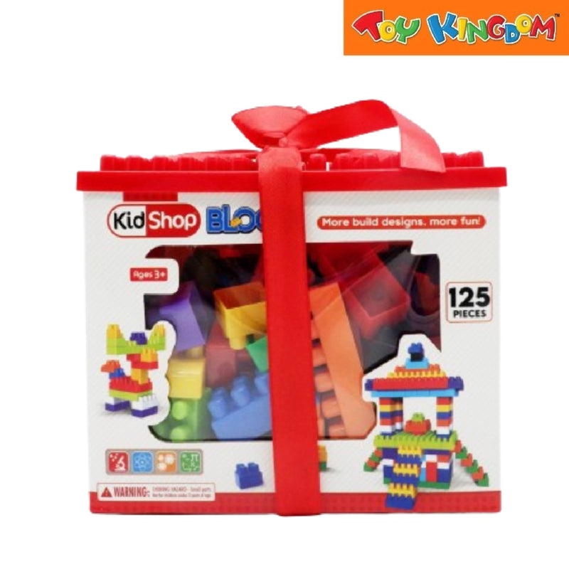 KidShop Red 125pcs Blocks