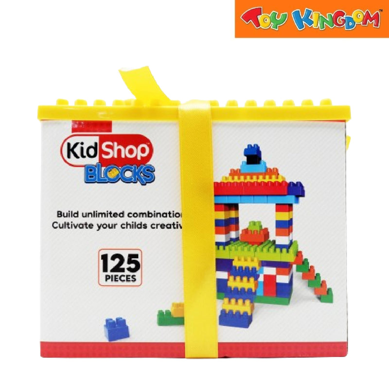 KidShop Yellow 125pcs Blocks