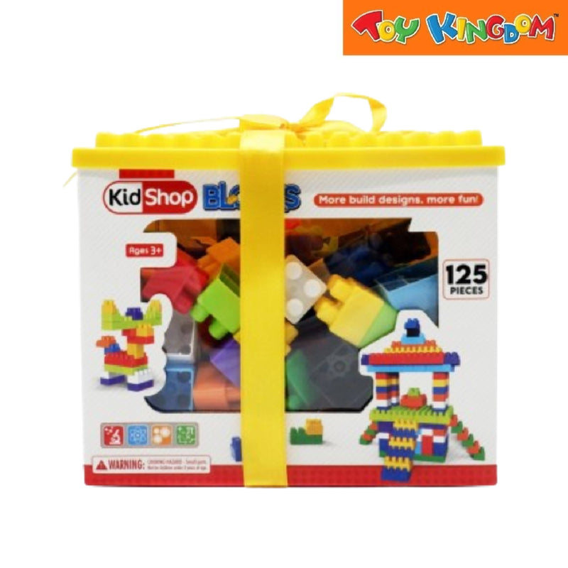 KidShop Yellow 125pcs Blocks