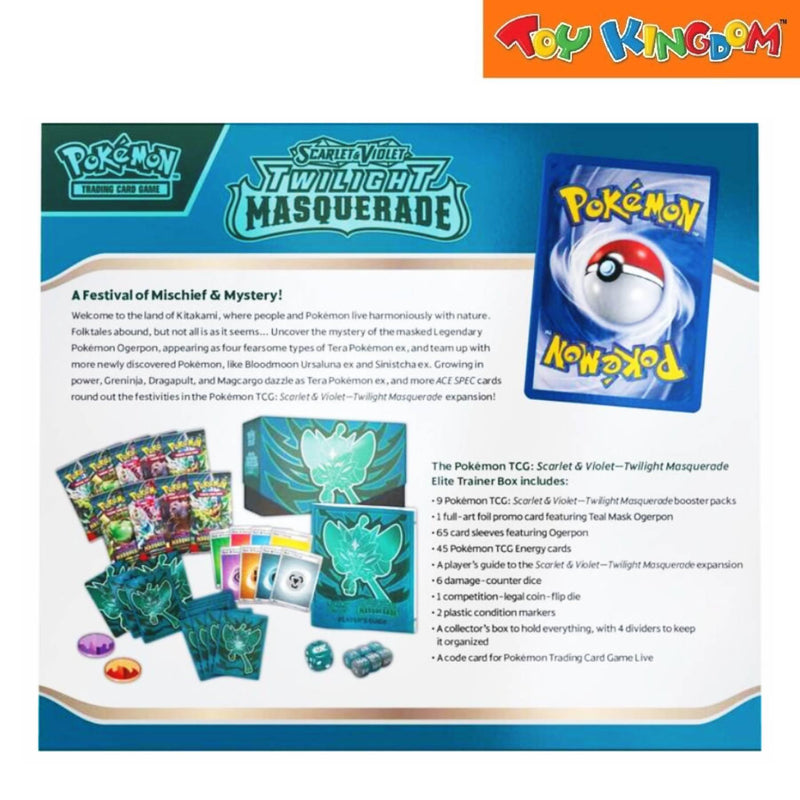 Pokemon Scarlet & Violet Twilight Masquerade Elite Trainer Box Trading Card Game
