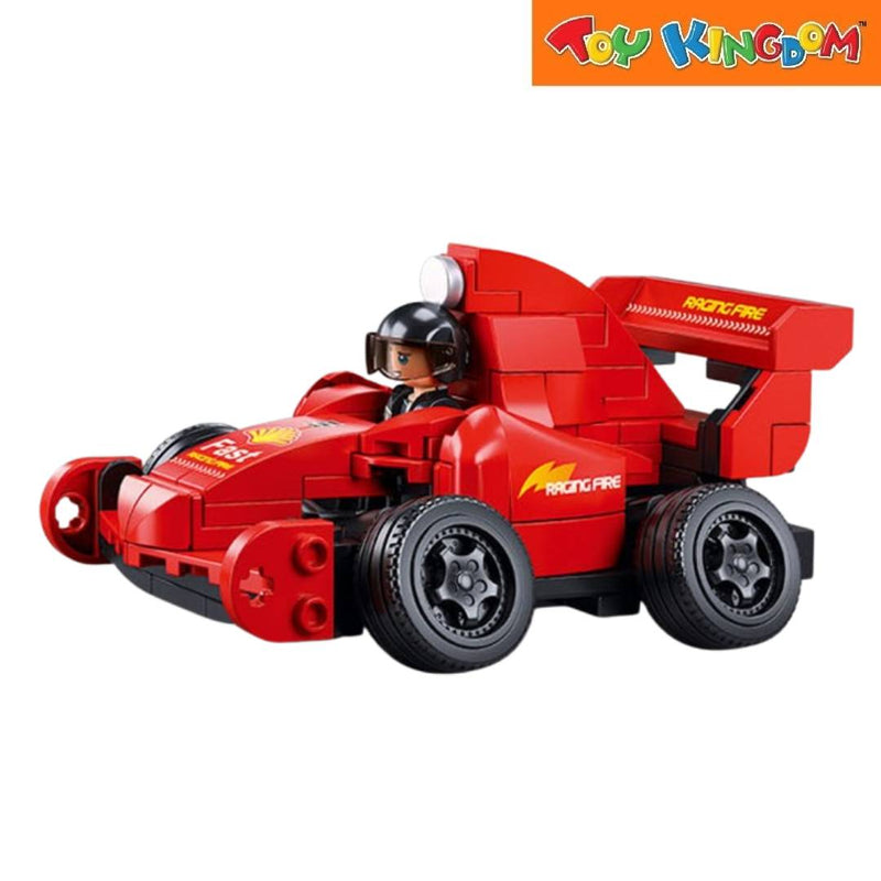 Sluban Hell Of Flush M22 Fast Racing Fire Red 164pcs Bricks Set
