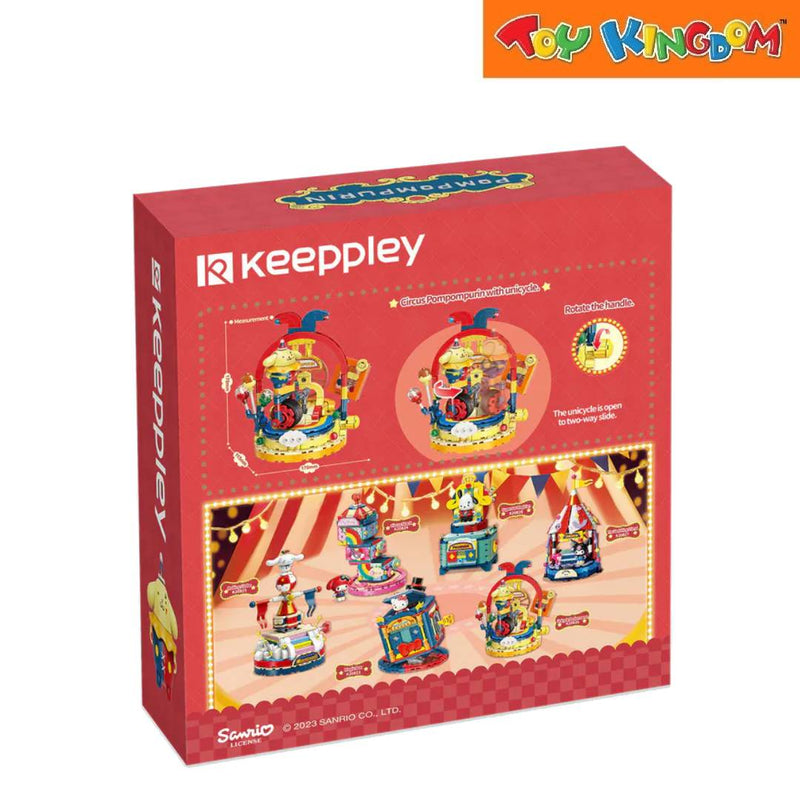 Keeppley Pompompurin Unicycle Performance Building Set