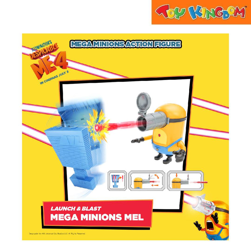 Despicable Me 4 Launch & Blast Mega Minions Mel Action Figure