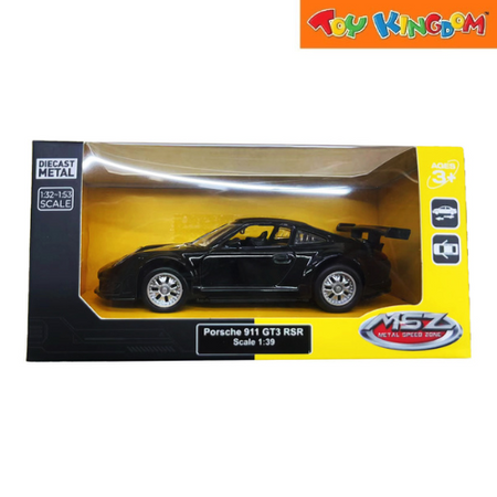 Metal Speed Zone Porsche 911 GT3 RSR Black Die-cast | Toy
