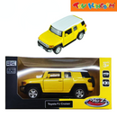 Metal Speed Zone Toyota FJ Cruiser Yellow Die-cast