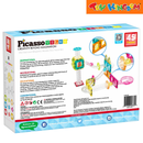 Picasso Tiles 45pcs Mini Diamond Magnetic Marble Run Track Set