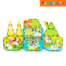 Picasso Tiles 52pcs Farm Animal Set With 8 Action Figures