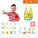 Picasso Tiles 52pcs Farm Animal Set With 8 Action Figures