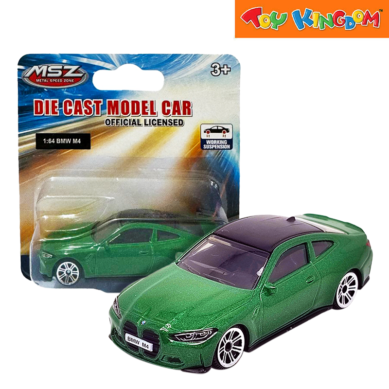 Metal Speed Zone 1:64 BMW M4 Green Die-cast