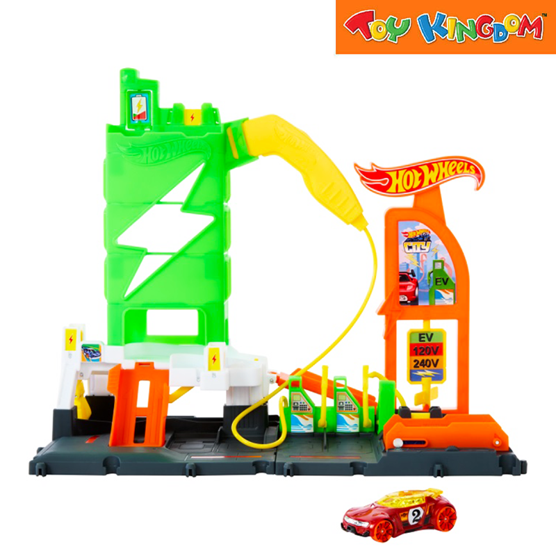 Hot Wheels City Super Recharge Fuel Station Playset