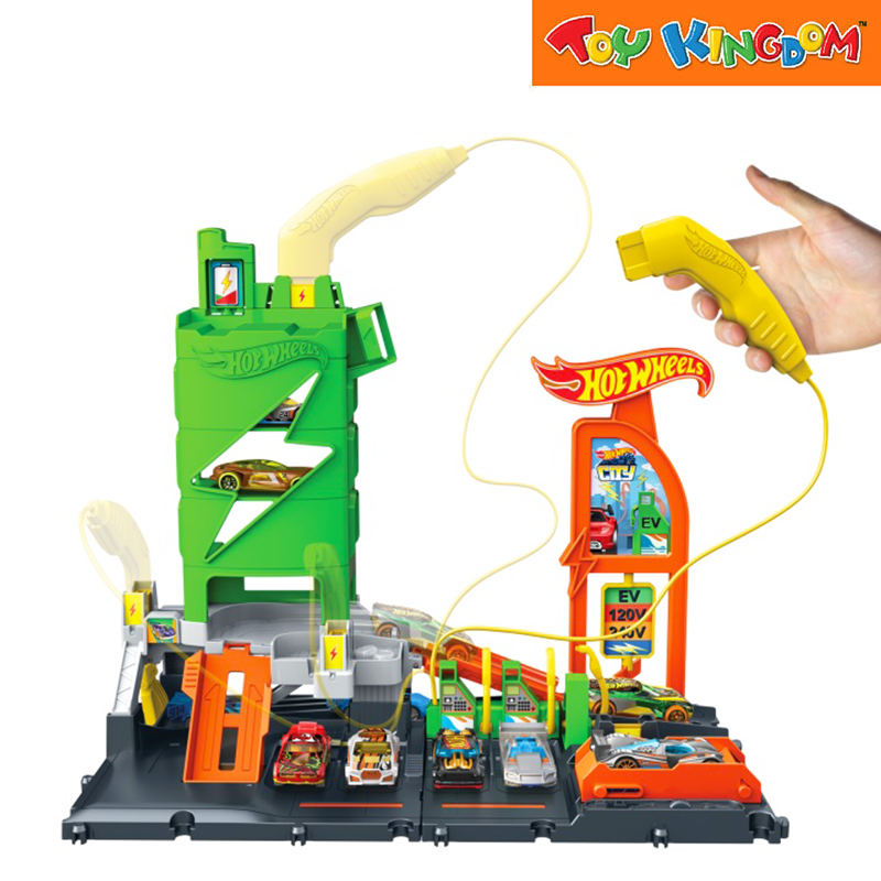 Hot Wheels City Super Recharge Fuel Station Playset