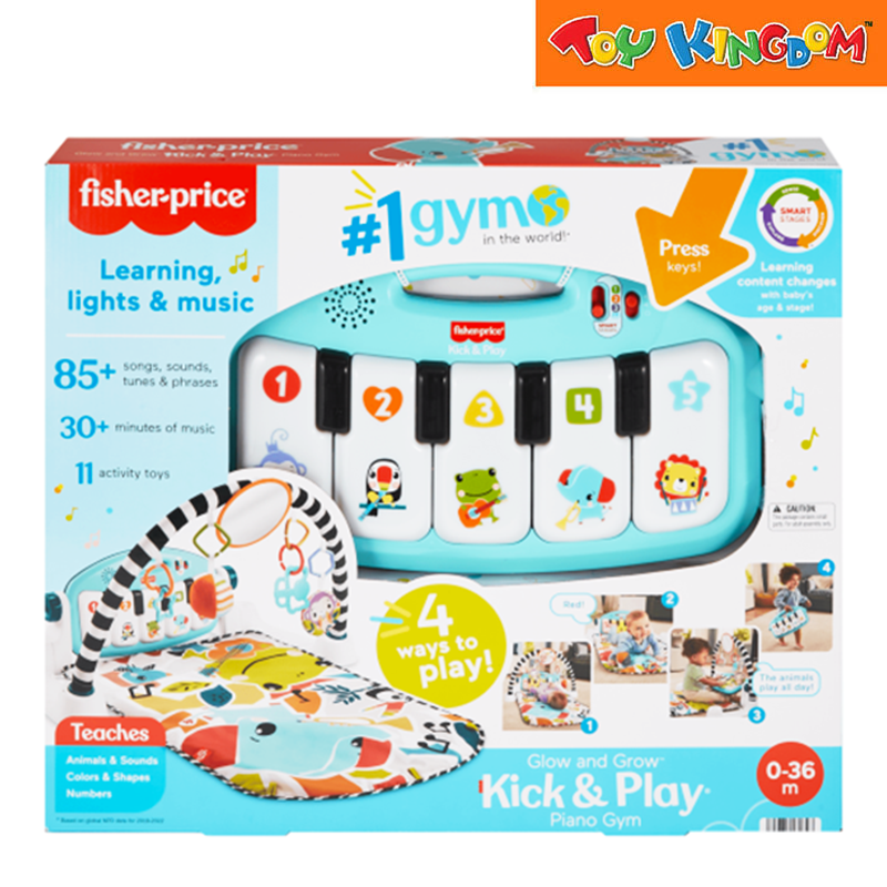 Fisher-Price Glow And Grow Kick & Play Piano Gym