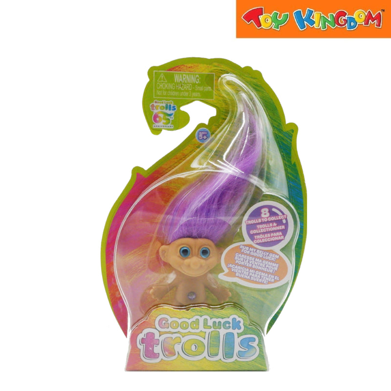 Head Start 65th Anniversary Good Luck Trolls Confidence Purple Hair Troll