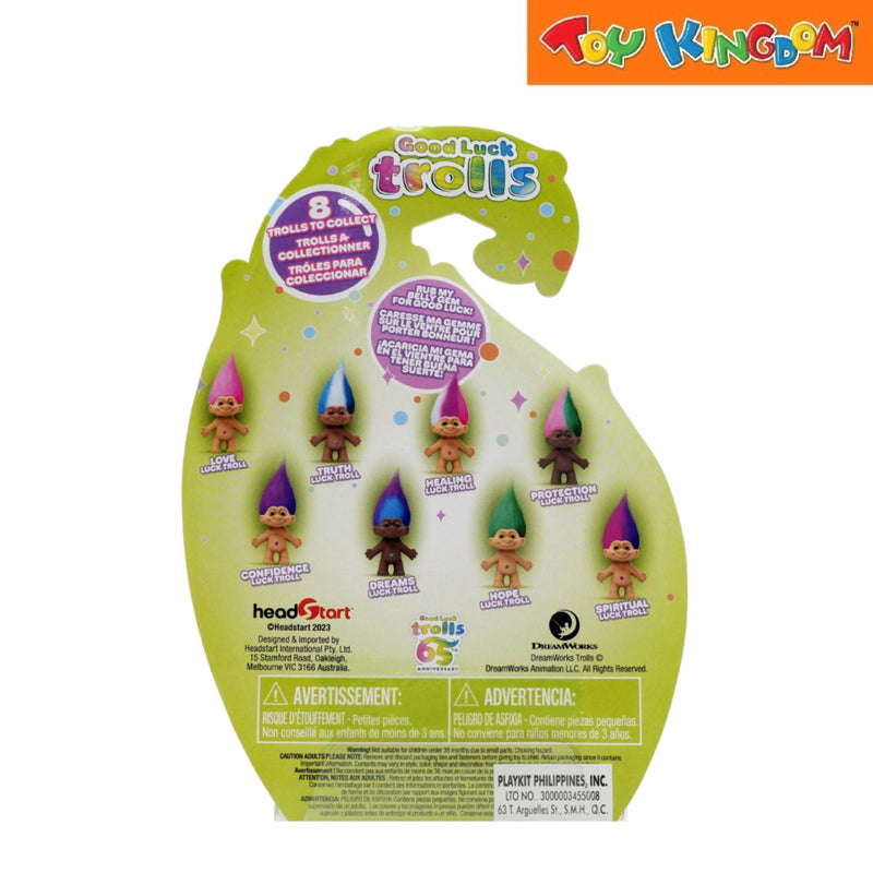 Head Start 65th Anniversary Good Luck Trolls Confidence Purple Hair Troll