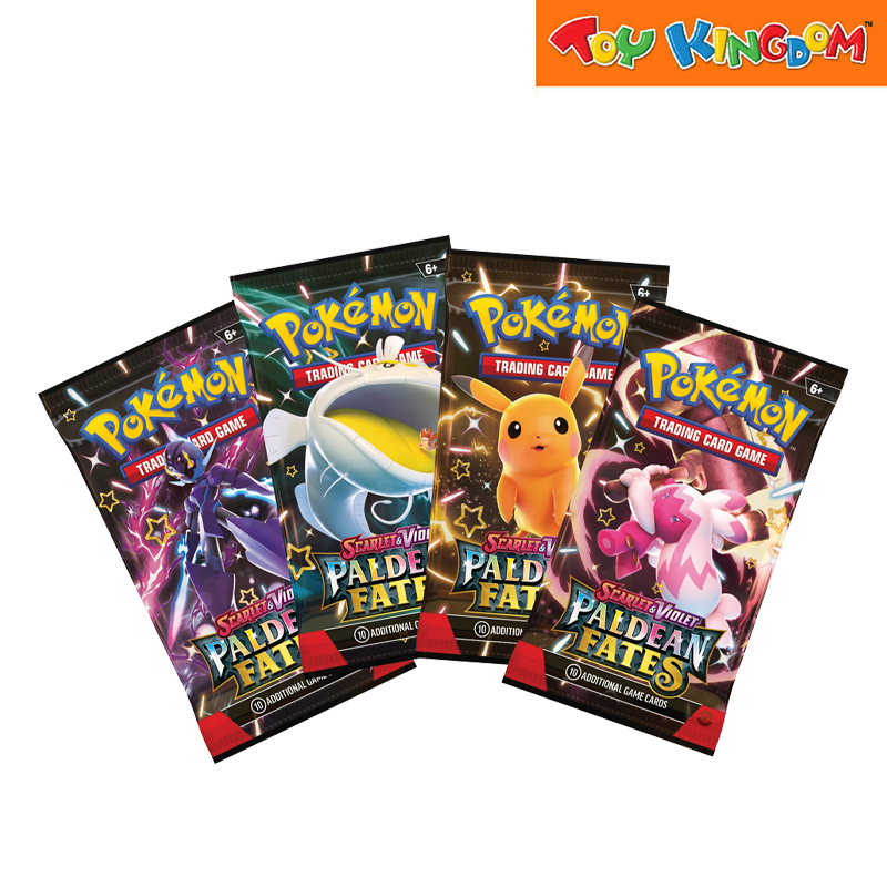 Pokemon Scarlet & Violet Paldean Fates Booster 4 Sets Trading Card Game