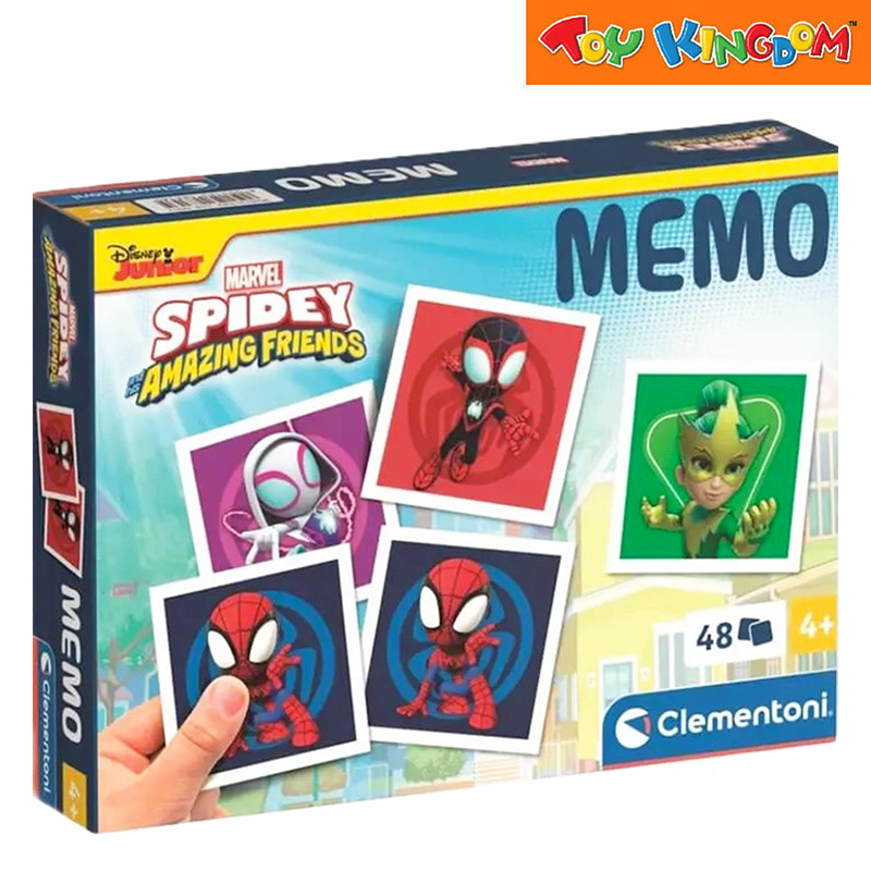 Clementoni Disney Junior Marvel Spidey Amazing Friends 2in1 Memo Game