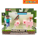 Mattel Games 15 Years Steve With Saddled Pig And Baby Pig 2 Packs 3.25 inch Deluxe Figure