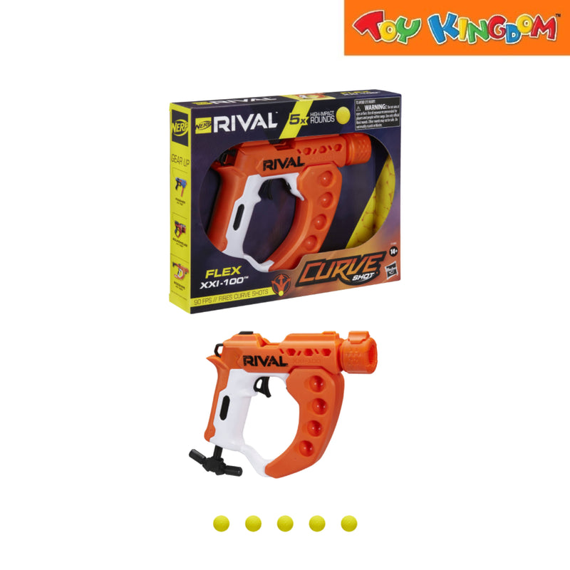 Nerf Fires Curve Shots Rival Flex XXI 100 Blaster