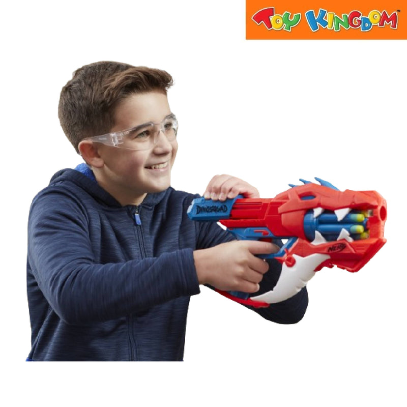 Nerf Dinosquad 6 Dart Rotating Drum Raptor Slash Blaster
