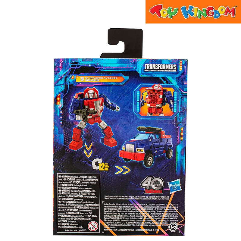 Transformers Generations Legacy United Deluxe Class G1 Universe Autobot Gears Action Figure