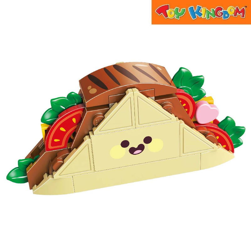 Keeppley Qman Restaurant Breakfast Sandwich Build & Fun Food
