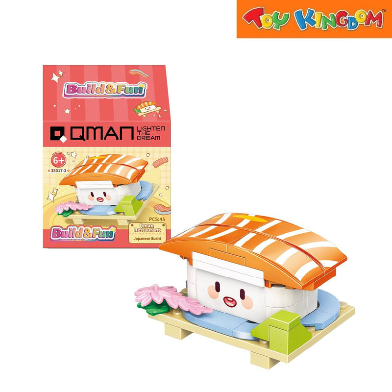 Keeppley Qman Restaurant Japanese Sushi Build & Fun Food