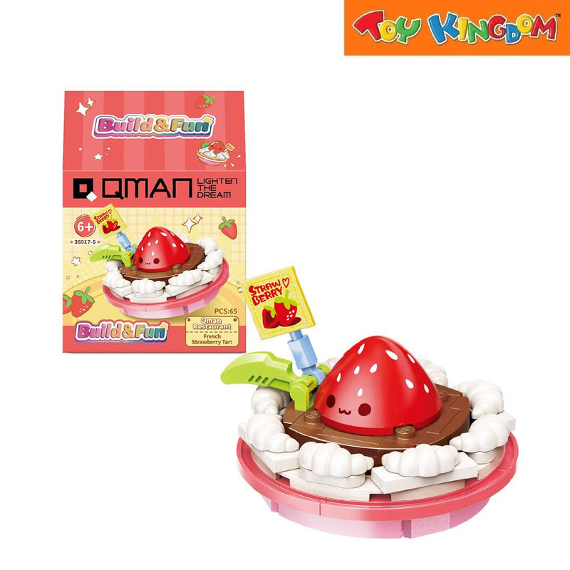 Keeppley Qman Restaurant French Strawberry Tart Build & Fun Food