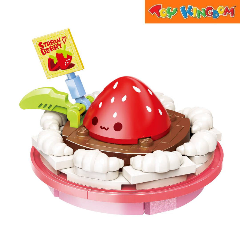Keeppley Qman Restaurant French Strawberry Tart Build & Fun Food
