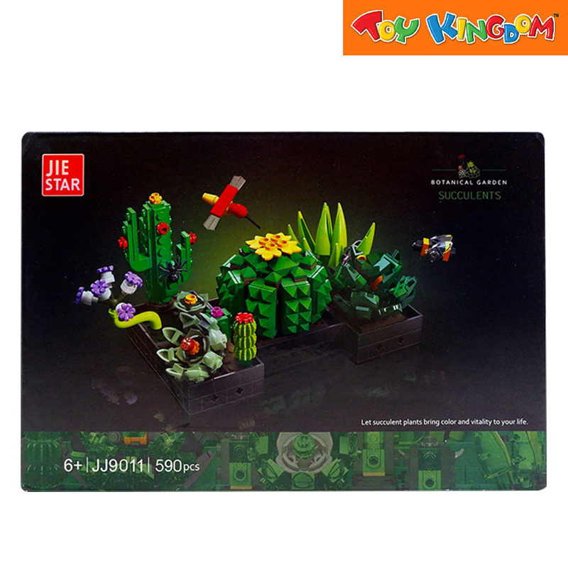 Jie Star Botanical Garden Succulents 590pcs Blocks