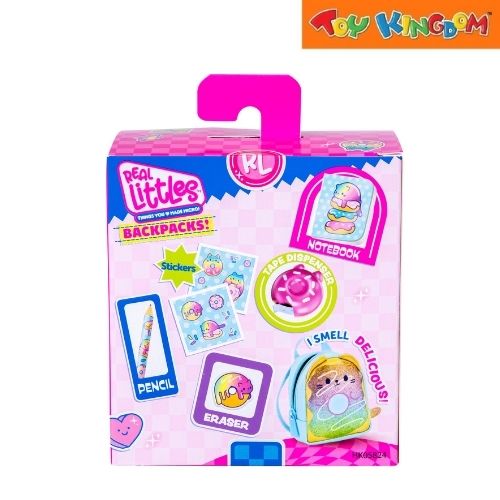 Real Littles Season 9 Scented Surprise Meow Meow Donut Backpack