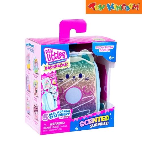 Real Littles Season 9 Scented Surprise Meow Meow Donut Backpack