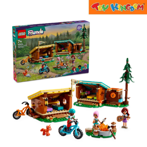 Lego 42624 Friends Adventure Camp Cozy Cabins 437pcs Building Blocks