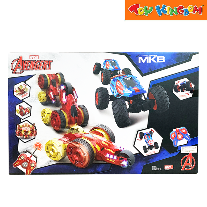 Marvel Avengers 5 Round Stunt 360 Degree Spins Double-Side Car