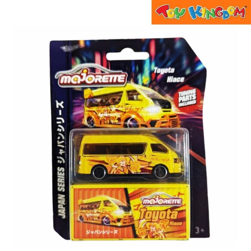 Majorette Toyota Hiace Yellow Japan Series Deluxe Cars