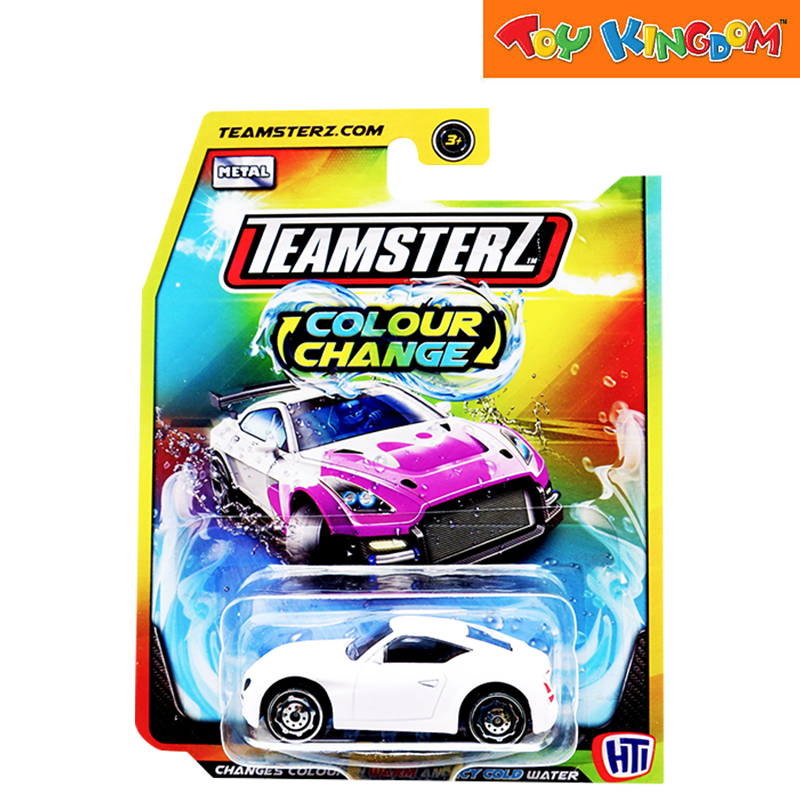 Teamsterz Colour Change Car White Die-cast