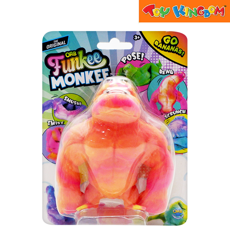ORB Go Bananas! Funkee Monkee Orange/Pink The Original Squishy Toys