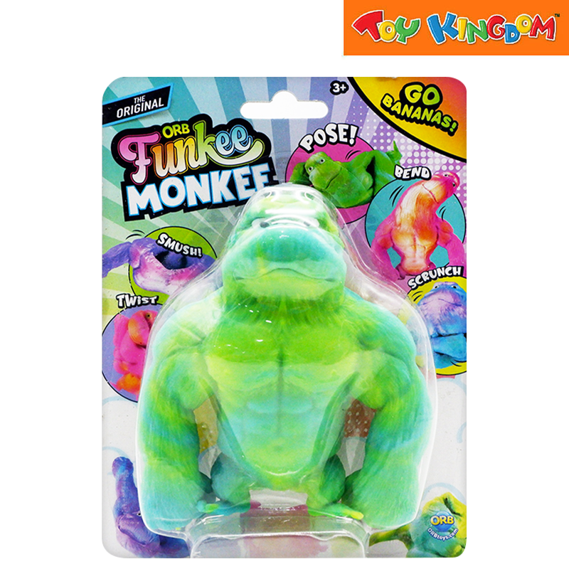 ORB Go Bananas! Funkee Monkee Blue/Green The Original Squishy Toys