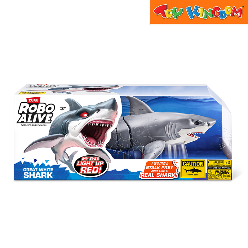 Robo Alive Real Life Robotic Pets! Great White Shark