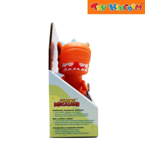 Dragon-I Junior Megasaur T-rex With Light & Sounds Orange Dinosaur