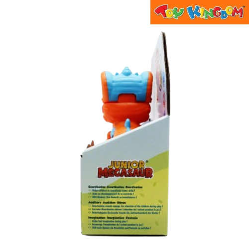 Dragon-I Junior Megasaur T-rex With Light & Sounds Orange Dinosaur