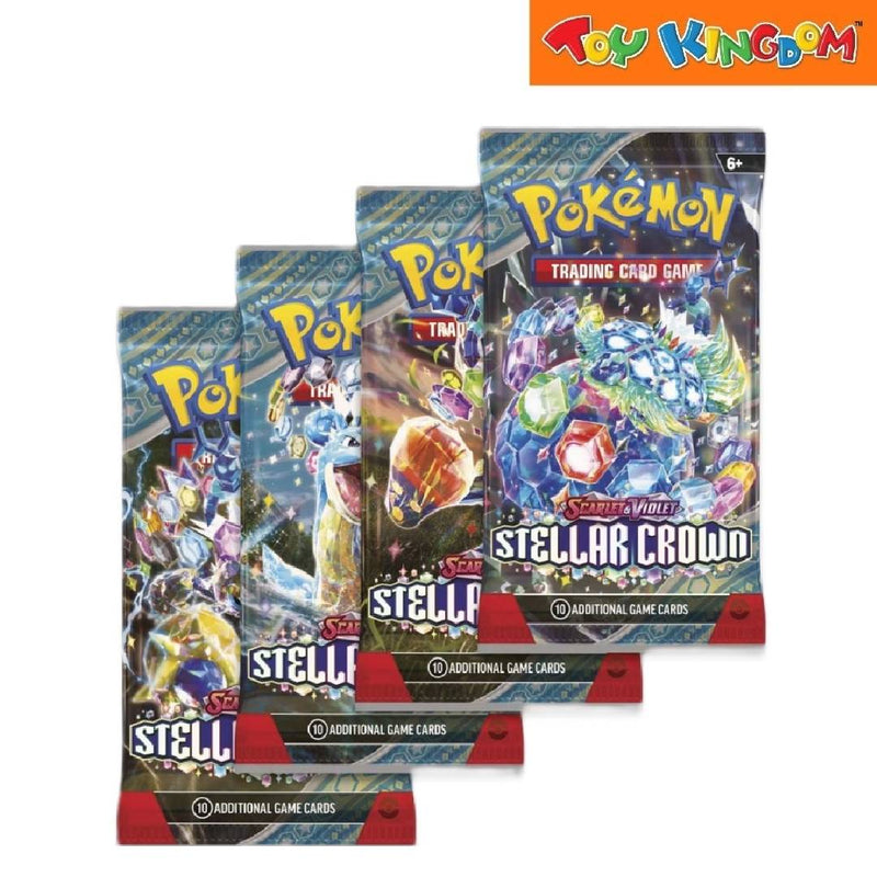 Pokemon SV7 Stellar Crown Checklane Blister Trading Card Game
