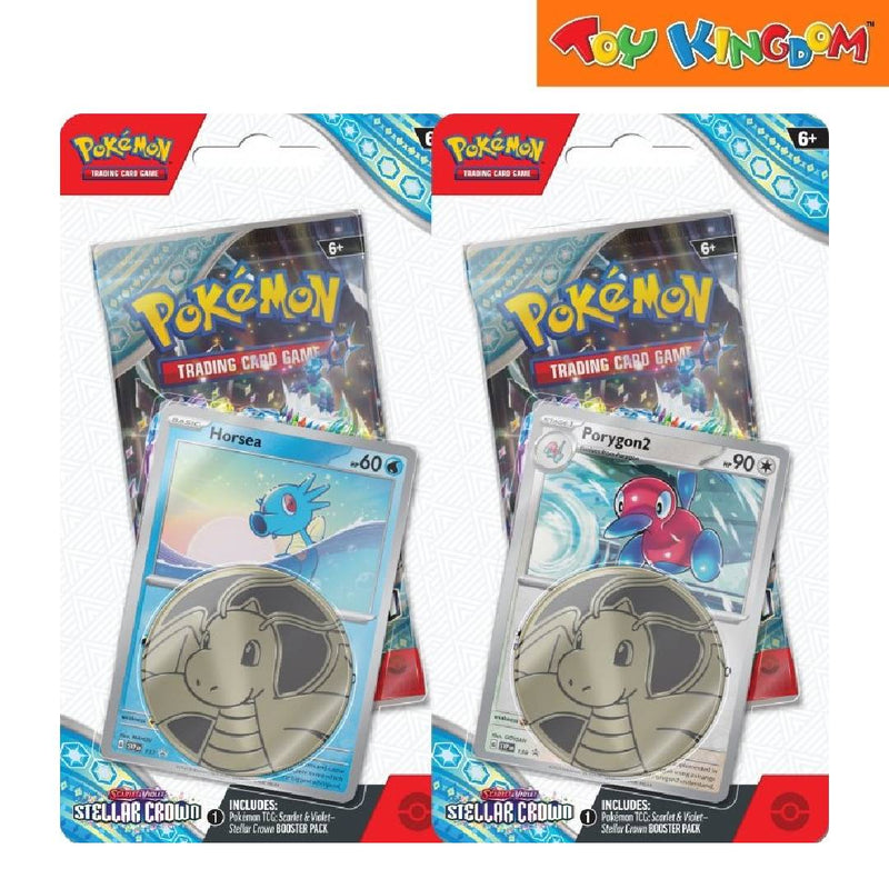 Pokemon SV7 Stellar Crown Checklane Blister Trading Card Game