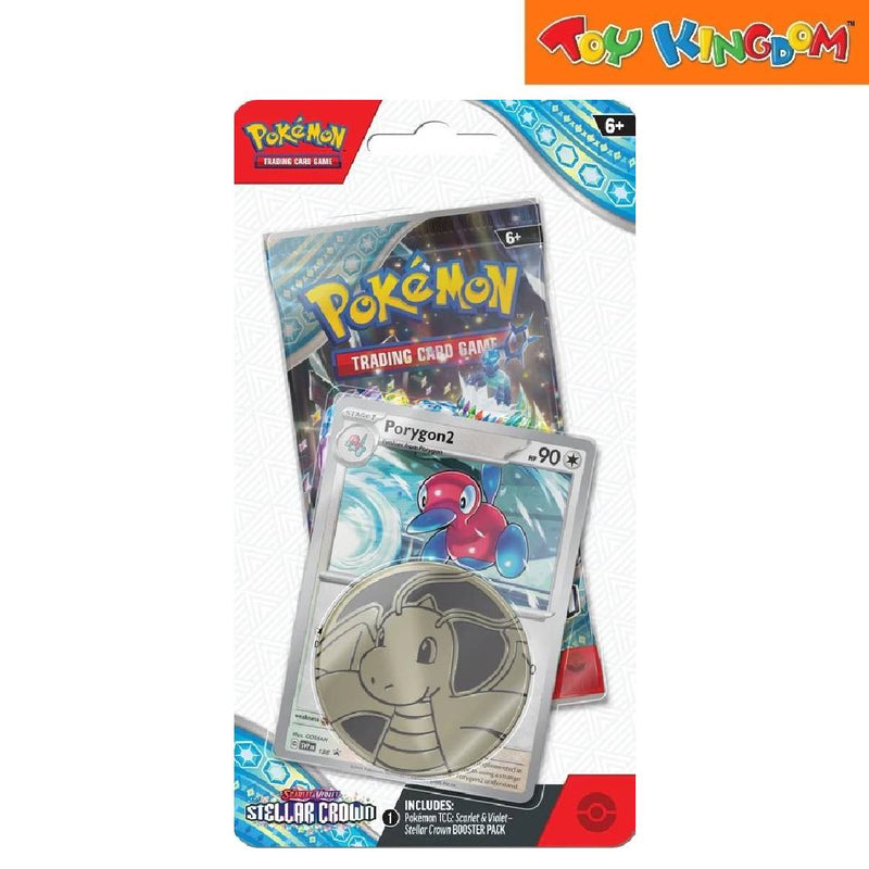 Pokemon SV7 Stellar Crown Checklane Blister Trading Card Game
