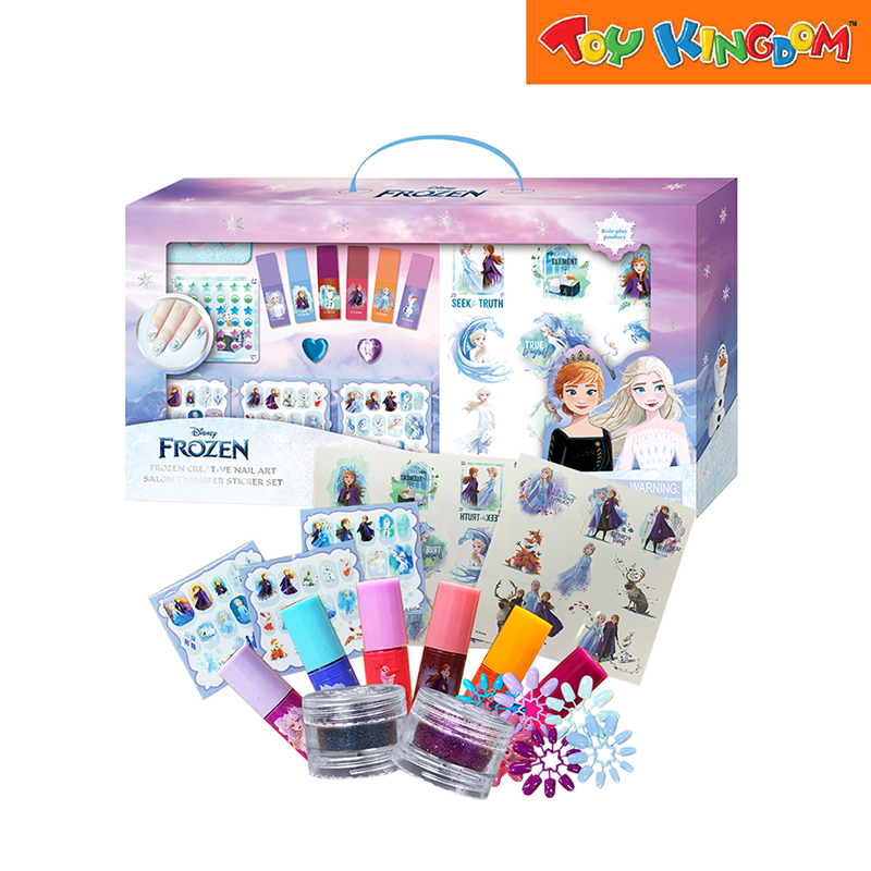 S&Li Cosmetic Disney Frozen Creative Nail Art Salon Transfer Sticker Set
